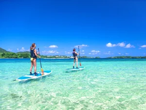 【石垣島/1日】感動で震える☆二大絶景スポット！幻の島上陸＆シュノーケリング＆川平湾SUP/カヌーツアー