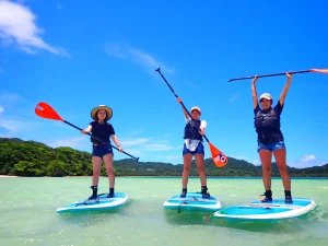 【石垣島/1日】迷ったらコレ☆石垣島2大定番！川平湾SUP/カヌー＆青の洞窟シュノーケリングツアー