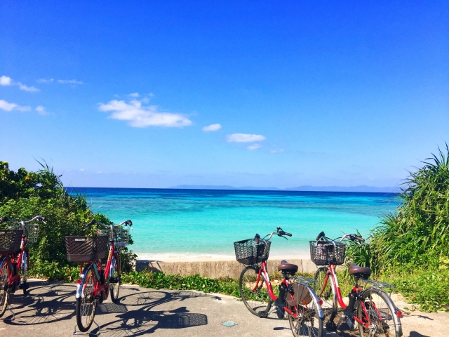 【石垣島発着/1日】波照間島レンタサイクルコース＜往復フェリーチケット＆送迎付き＞（ES-84）